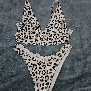 Aerie Leopard Print Bikini Set